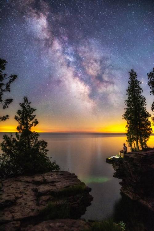 Lake Michigan in Door County, Wisconsin
