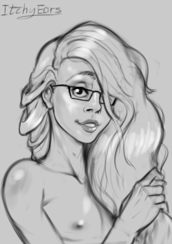 rayraysugarbutt: itchyears:  I’m being laaazy Having trouble finding enough time to draw with New Year and stuff (it’s the russian christmass pretty much). So I figured I’d just do a quick scetch but of a real person so that it has more value tee