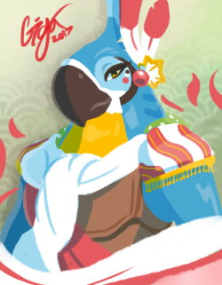 gigalithic:  Kass doodle!