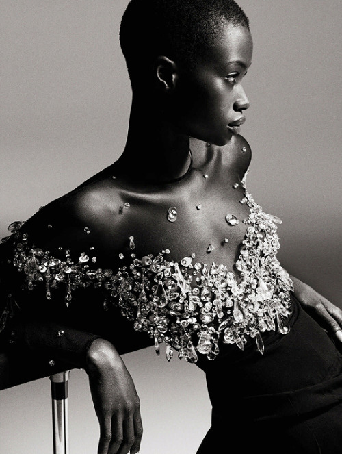 stylish-editorials:  Fatou Jobe photographed by Tom Schirmacher for ELLE UK (October 2020)