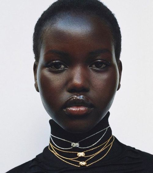 modelsof-color:Adut Akech by Tim Alkaim for Chanel Jewelry Collection 2020 