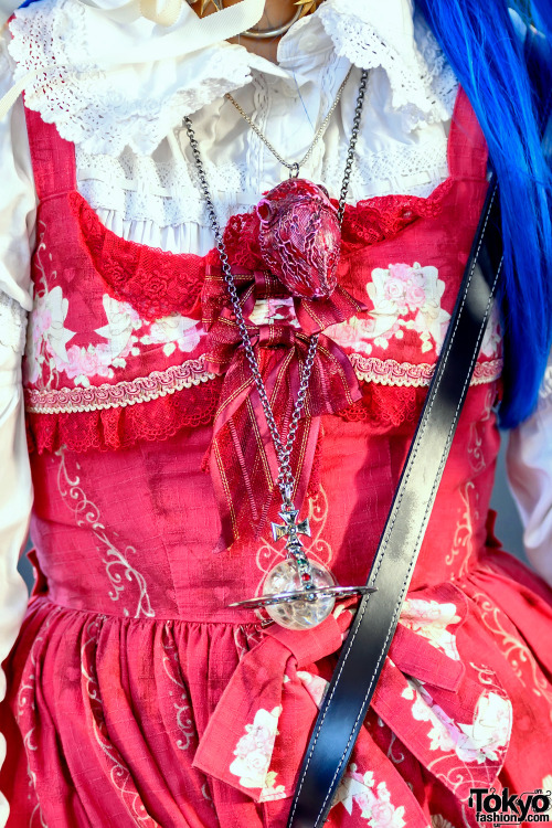 tokyo-fashion: Japanese student Kaosu on the street in Harajuku wearing lolita fashion by Baby The S