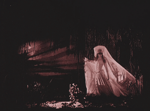 In your beauty lives again Elaine, the lily maid, love dreaming at Astolat.LILLIAN GISH in WAY DOWN 