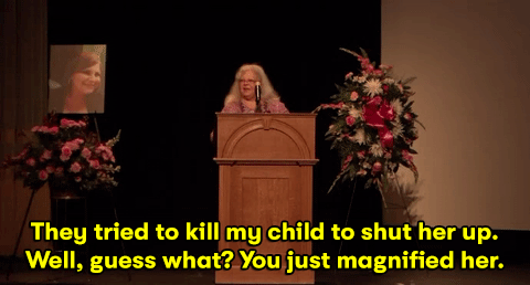 becausedragonage:  micdotcom: Heather Heyer’s mom gives heartbreaking yet stirring funeral speech “Find what’s wrong. Don’t ignore it, don’t look the other way, you make a point to look at it and say to yourself, ‘What can I do to make a difference?’