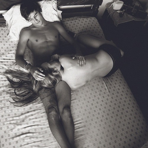 Love in the bed