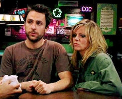 chawleekelly:  hey remember when Charlie gave Dee his jacket and it was literally