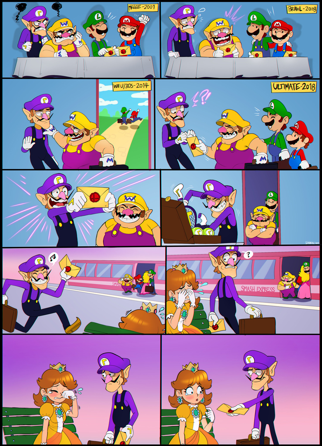 therealshadman: The True reason why Waluigi isn’t in Smash. -My Twitter-  aww ;