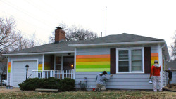 mrchristian1982:  This house is directly across from Westboro Baptist Church, the notorious hate group. You know the one, with all the ”GOD HATES FAGS!” protest signs. The guys that protest the funerals of children, soldiers and celebrities. Yeah,