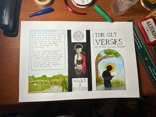 ID: The full cover, not yet attached to the book. /end ID