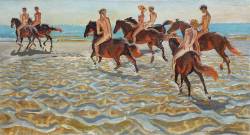 huariqueje:    Equestrian at the Beach  