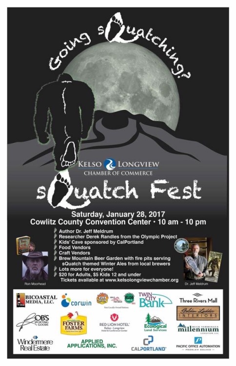 On This Day in Cryptid History Jan 28th: In 2017, cryptozoologist Jeff Muldrum launched Squatch Fest