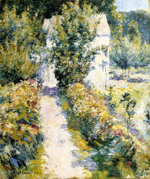 john-henry-twachtman: Azaleas, 1899, John Henry TwachtmanMedium: oil,canvashttps://www.wikiart.org/e