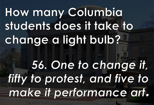 The Ivy League + Light Bulb Jokes 