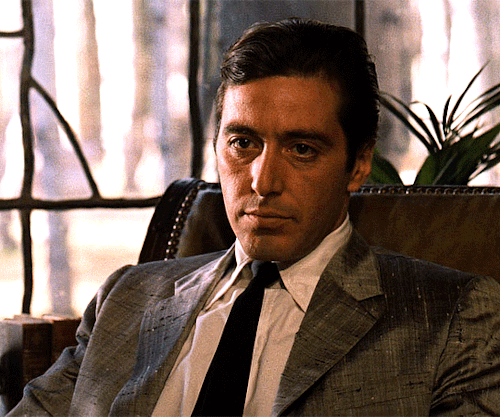 mishacollinss:AL PACINO as MICHAEL CORLEONEThe Godfather Part II | 1974 dir. Francis Ford Coppola