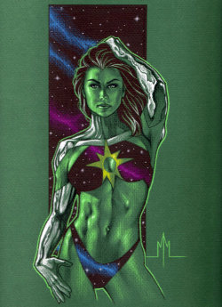 superheropinups:  Jade - Michael McDaniel