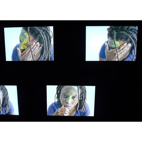 Kenyan artist Ato Malinda. ‘Representation’, 2014. Still image from the video artwork presented by C