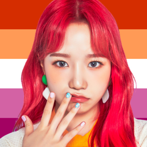 iz*one lesbian pride flag icons like or reblog if u save ♥ 