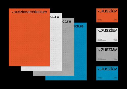 Gusztav.architecture Branding by BRAND.S.G. Studio See more here.Follow WE AND THE COLOR on:Facebook