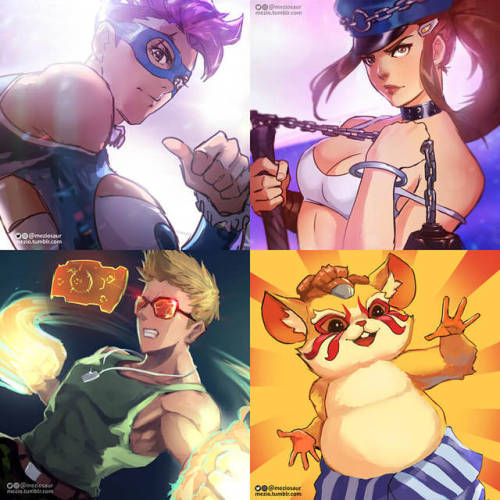 Overwatch x Street Fighter crossoverIf you want to buy art prints you can find them on my online sho