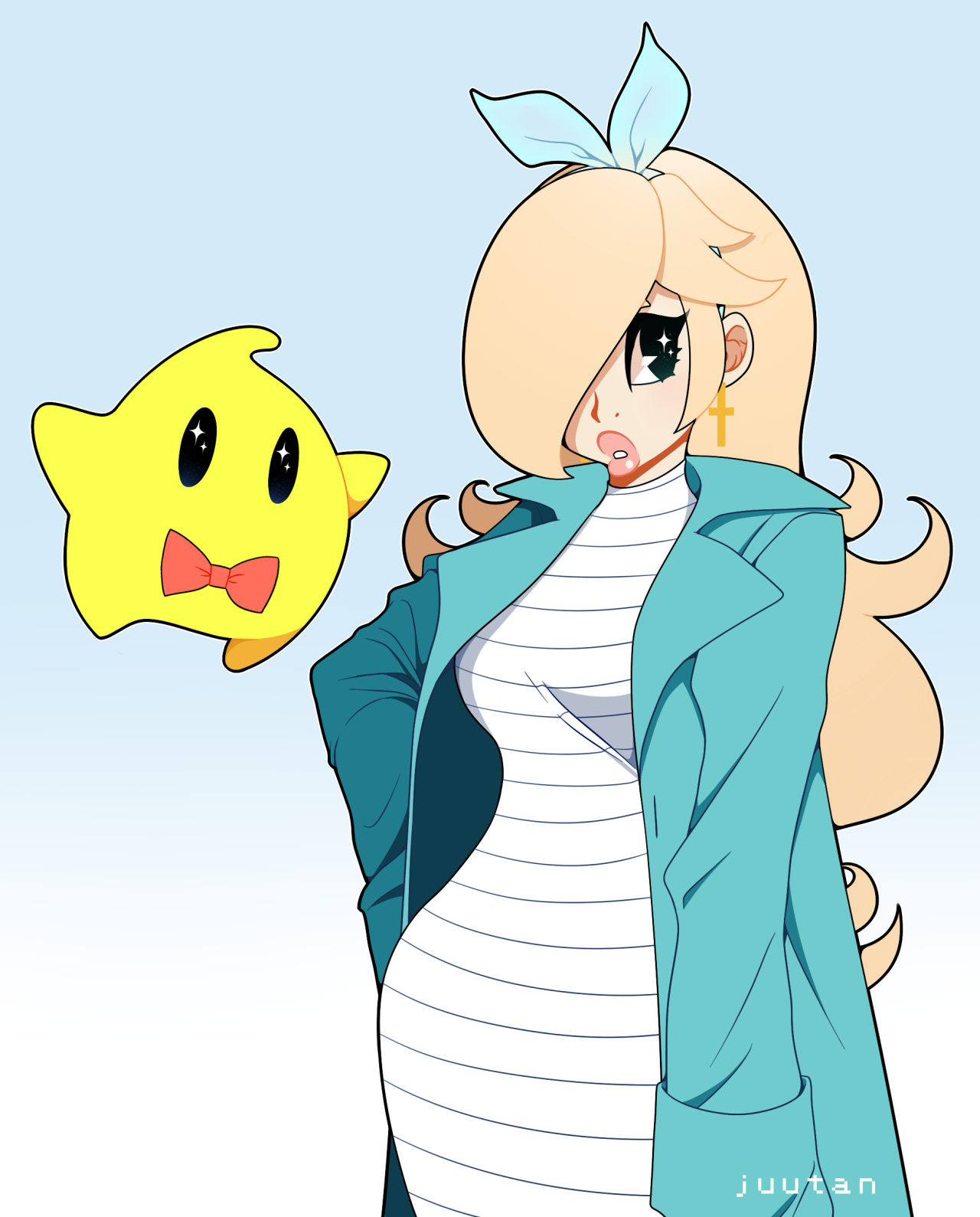 juutan:  Super Fashion Bros ft. Rosalina and my son. My shop | Commissions   &lt;3