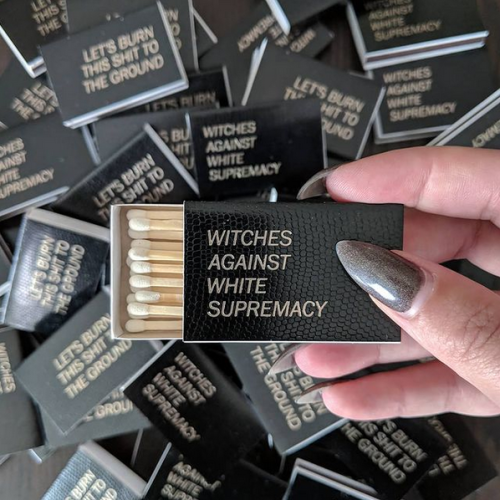 snootyfoxfashion:Ritual Matches from Snake Hair33% of the proceeds are redistributed to Black Lives 