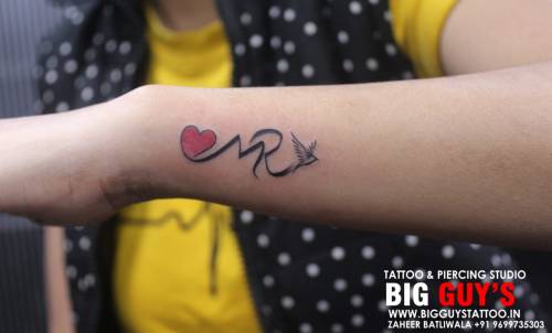 Maa Paa with Heartbeat Tattoo Tattoo  Ink Heart Tattoos  Facebook