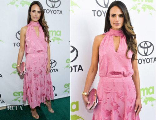 Jordana Brewster wearing Prabal Gurung at the 28th Annual Environmental Media Awards.05/22/18Credit: