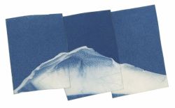 vjeranski:  SEAN MCFARLANDUntitled (Blue Glass Mountain), 2013Cyanotype3 ½ × 5 ¾ in8.9 × 14.6 cm