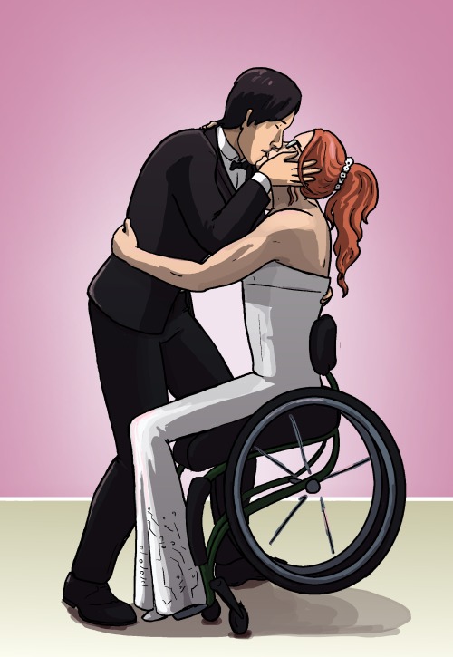 fancyfade:Promise by Fade31415[image: a digital art drawing of dick grayson and barbara gordon in th