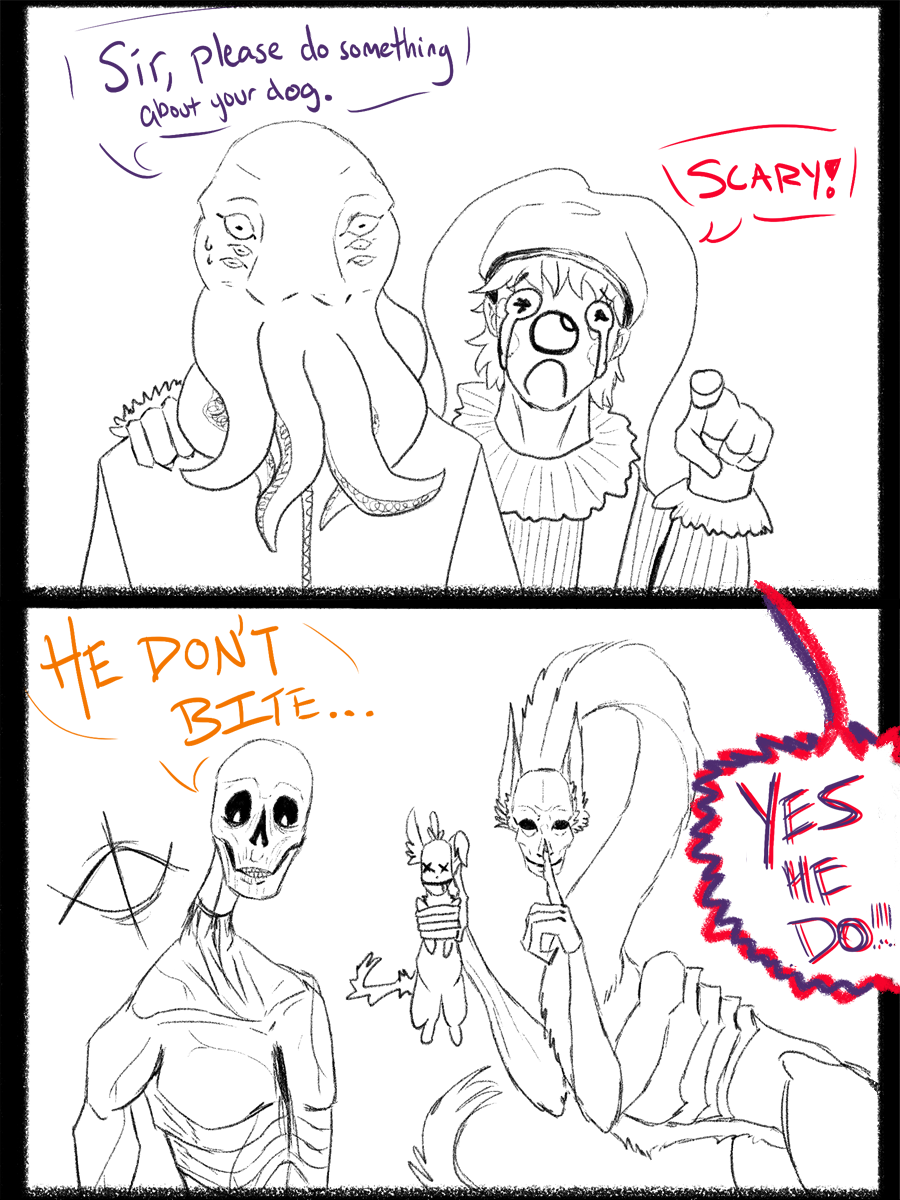 Haha spooky anomalies (my take on SCP-682 and SCP-079) : r/SCP