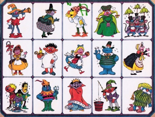 The Sesame Street Players Present Mother Goose (1982). Illustrations by Michael J. Smollin. So well-