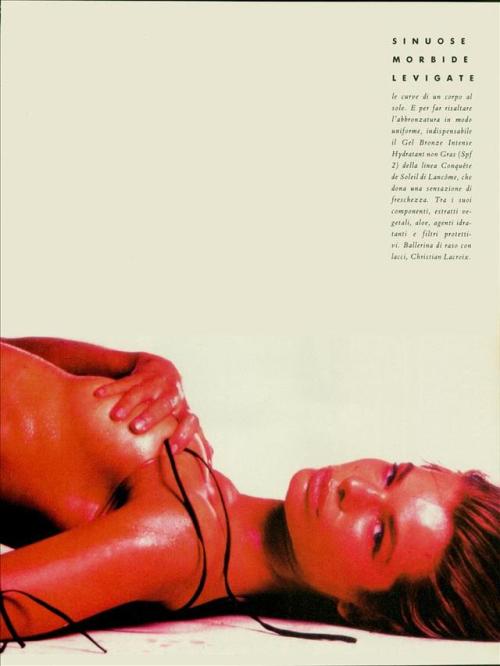 retroluxe:Cordula Reyer by Steven Meisel for Vogue Italia, August 1988