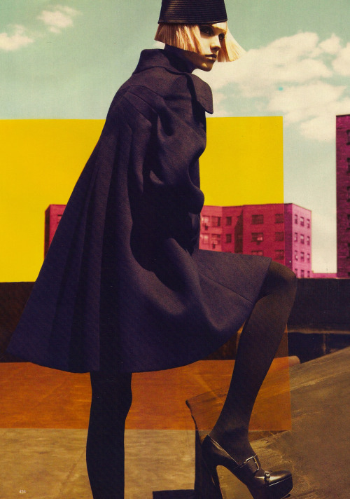 aleworldaddict: ‘The New Shapes’  Anna Jagodzinska by Camilla Akrans for Harper’s Bazaar US Septembe