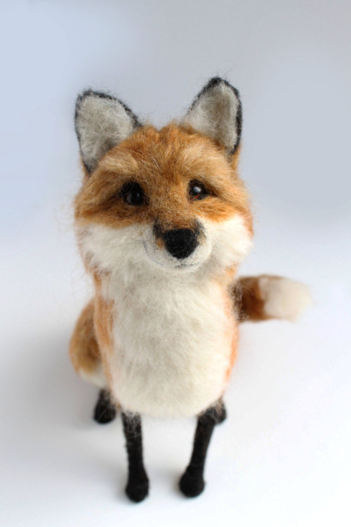 sosuperawesome:Needle felted animals by YvonnesWorkshop on Etsy • So Super Awesome is also on F