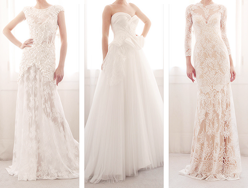 quarrterquels:Fashion! Put It All on Me ➝  Gemy Maalouf Bridal Wear s/s 2014