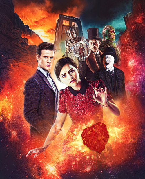 Latest steelbook artwork for Doctor Who: The Complete Seventh Series ✨More information and link