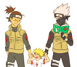 zopito:  Ninja dads with kiddie naruto