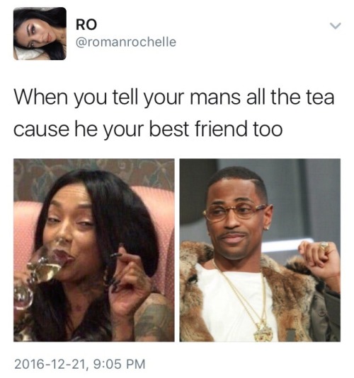 All the tea? What?