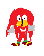 echidna-the-knuckles:  I need someone to draw me a cool pic of Knuckles to use as my icon. Make it as shit as possible.  