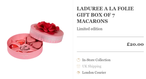 More Laduree goodness for this Valentines day!!
