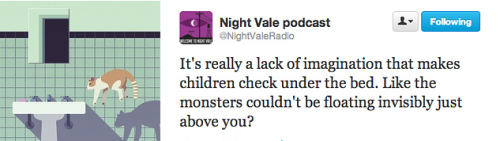 Porn buzzfeedgeeky:  27 Tweets From Night Vale photos