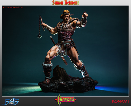 New Simon Belmont statue by First 4 Figures!Pre-order it here: http://bit.ly/1K8xvUe