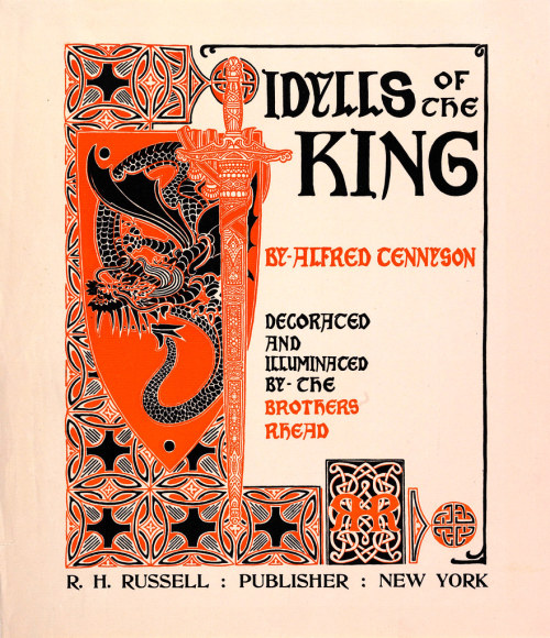 RHEAD. Idylls of the King by Alfred Tennyson. by Halloween HJB flic.kr/p/2kSTJC5