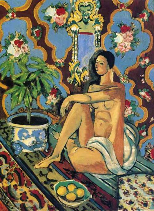 Decorative Figure on an Ornamental Background, Henri Matisse, 1925