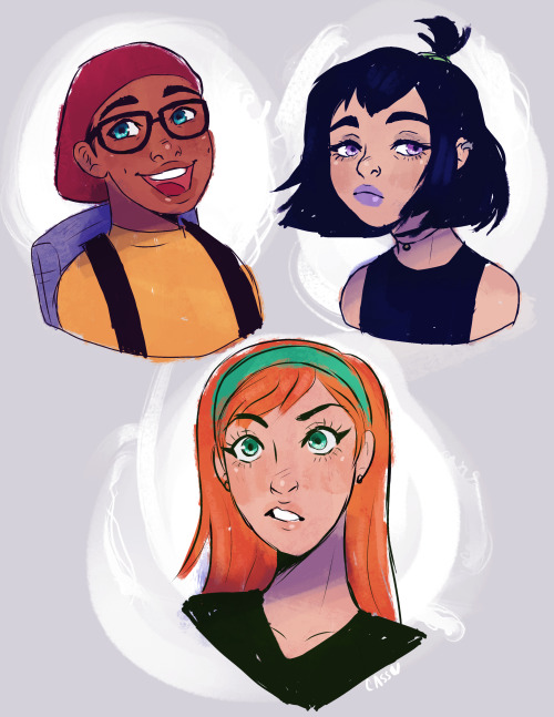 fuzzyghostpillow: discovered some sketchy brushes and wanted to test them out &gt;:) 