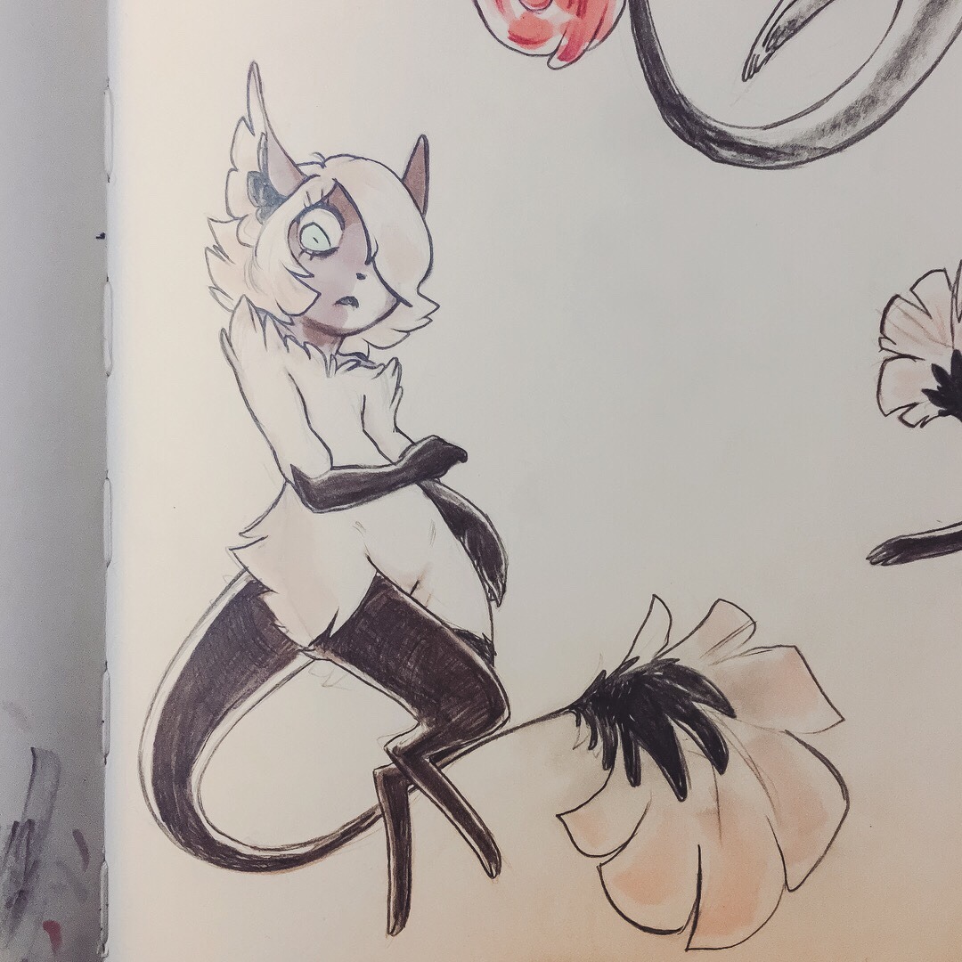 pollovy:  First coloring attempts of loony’s new alternative look!!!