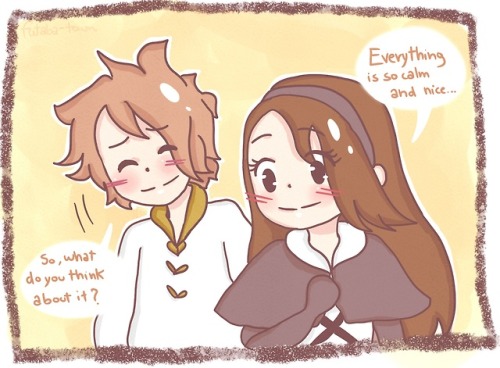 secret santa for Klam!! they requested anything with Agnès and Tiz so here’s a post bravely second s