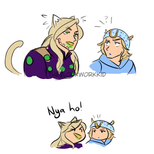 Catboys? Sure yes. I provide catboy Prosciutto and Gyro Second doodle was a request from a friend te