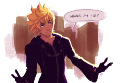 Kevinkevinson: Roxas @ Lea After Saving His Ass Lea @ Roxas After Years Of Having