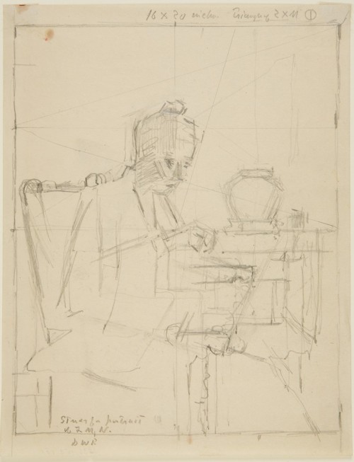 Study for a Portrait of Louise Nathurst, Denman Waldo Ross, 19th-20th century, Harvard Art Museums: 